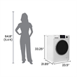 Equator 1.6 cu.ft./15 lbs White 110V Front load Washer 15 programs + Pet Cycle