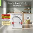 Equator 1.6 cu.ft./15 lbs White 110V Front load Washer 15 programs + Pet Cycle