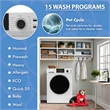 Equator 1.6 cu.ft./15 lbs White 110V Front load Washer 15 programs + Pet Cycle