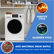 Equator 1.6 cu.ft./15 lbs White 110V Front load Washer 15 programs + Pet Cycle