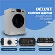 Equator 1.6 cu.ft./15 lbs Silver 110V Front load Washer 15 programs + Pet Cycle
