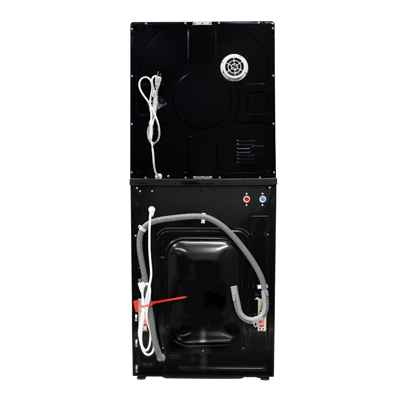 Equator 110V 1.6 cf Washer & 110V 3.5cf Vented Digital Sensor Dryer in Black