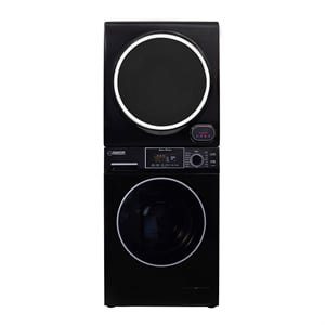 Equator Advanced Appliances Stainless Steel Washer/Compact Short Dryer in Black