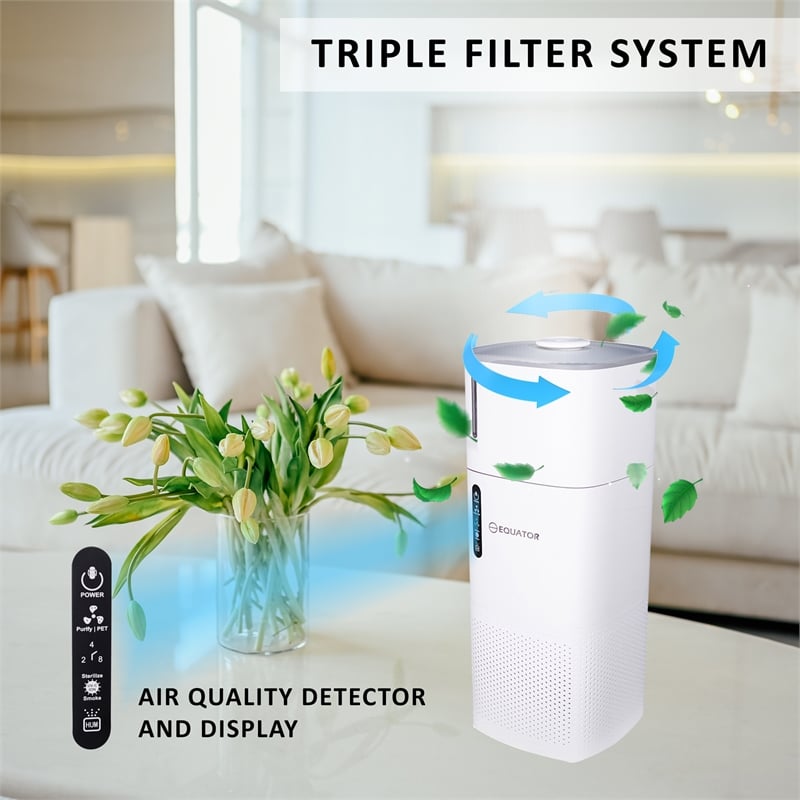 Equator Advanced Appliances Air Purifier + Sterilizer + Humidifier