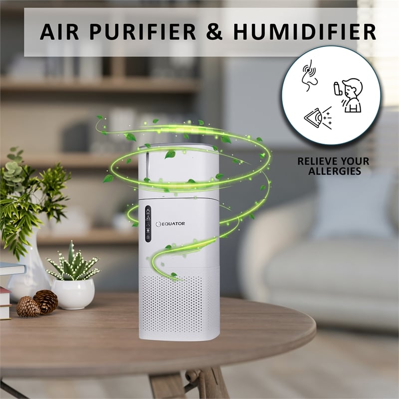 Equator Advanced Appliances Air Purifier + Sterilizer + Humidifier