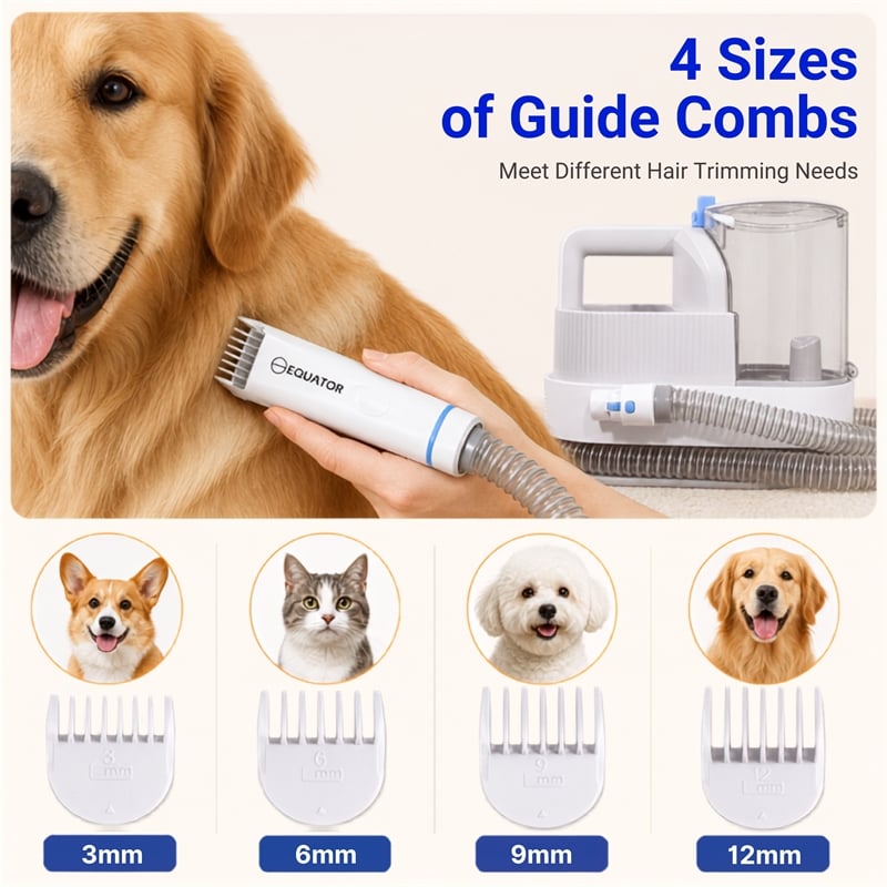 Equator 120V Advanced Pet Groomer w/ Adjustable Clipping Comb