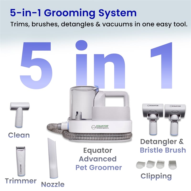 Equator 120V Advanced Pet Groomer w/ Adjustable Clipping Comb