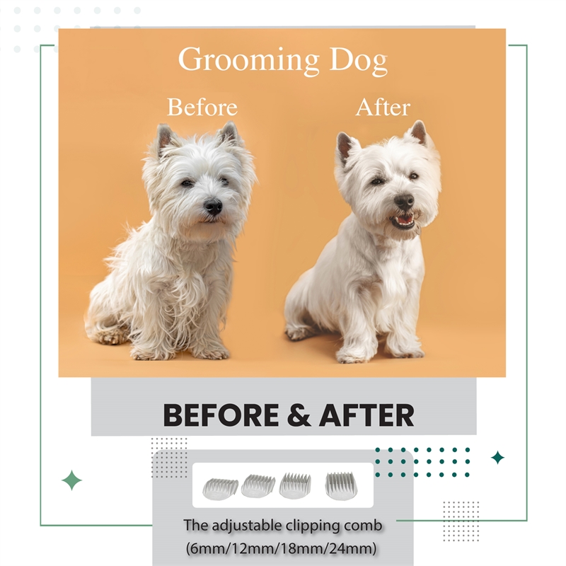 Equator 120V Advanced Pet Groomer w/ Adjustable Clipping Comb