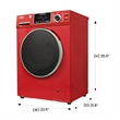 Equator All-in-One Washer Dryer VENTLESS/VENTED PET 1.62cf+Portability Kit
