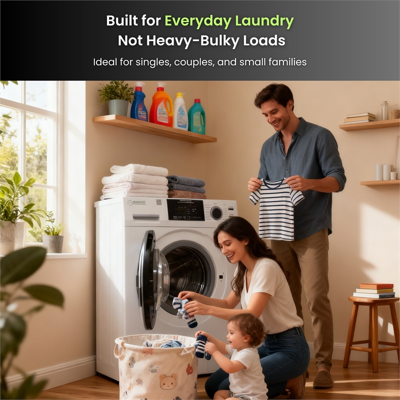 Equator All-in-One Washer Dryer VENTED-DRY  FASTER than Condense 15lb 110V