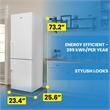 Conserv 12cf No Frost Bottom Freezer Refrigerator Wine Rack GARAGE READY E-Star