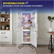 Conserv 12cf No Frost Bottom Freezer Refrigerator Wine Rack GARAGE READY E-Star