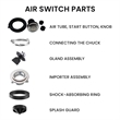 AIR SWITCH for Garbage Disposer COUNTERTOP OPERATION 110V 12A
