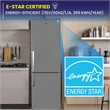 Conserv 12cf No Frost Bottom Freezer Refrigerator Wine Rack GARAGE READY E-Star
