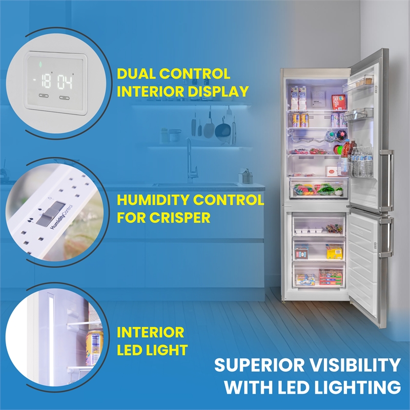 Conserv 12cf No Frost Bottom Freezer Refrigerator Wine Rack GARAGE READY E-Star