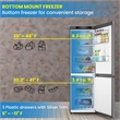 Bottom Mount Refrigerator-Freezer w/ICE MAKER Frost Free Reversible 110V - EStar