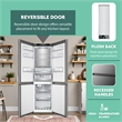 Bottom Mount Refrigerator-Freezer w/ICE MAKER Frost Free Reversible 110V - EStar