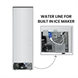 Bottom Mount Refrigerator-Freezer w/ICE MAKER Frost Free Reversible 110V - EStar