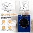Equator CONVERTIBLE Washer-Dryer 18lb/1.9cf SANITIZE ALLERGEN Cycle 1400RPM