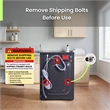 All-In-One CONVERTIBLE Washer-Dryer 18lb/1.9cf SANITIZE  PET Cycle 1400RPM