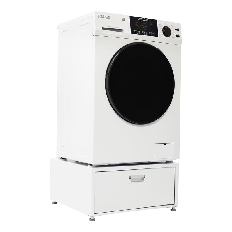 All-in-One Washer Dryer VENTED-DRY FASTER than Condense 15lb 110V + Pedestal