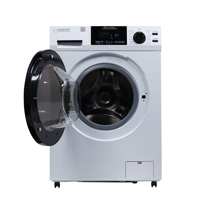 Equator All-in-One Washer Dryer VENTLESS/VENTED PET 1.62cf/15lbs+Portability Kit