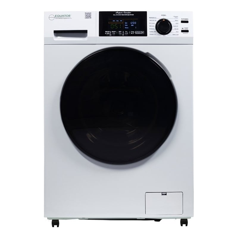 Equator All-in-One Washer Dryer VENTLESS/VENTED PET 1.62cf/15lbs+Portability Kit