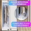 Equator Steam Dryer Closet REDUCE WRINKLES Sanitize Deodorize Refresh Slim110V