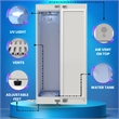 Equator Steam Dryer Closet REDUCE WRINKLES Sanitize Deodorize Refresh Slim110V