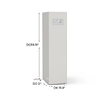 Equator Steam Dryer Closet REDUCE WRINKLES Sanitize Deodorize Refresh Slim110V