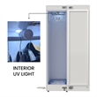 Equator Steam Dryer Closet REDUCE WRINKLES Sanitize Deodorize Refresh Slim110V