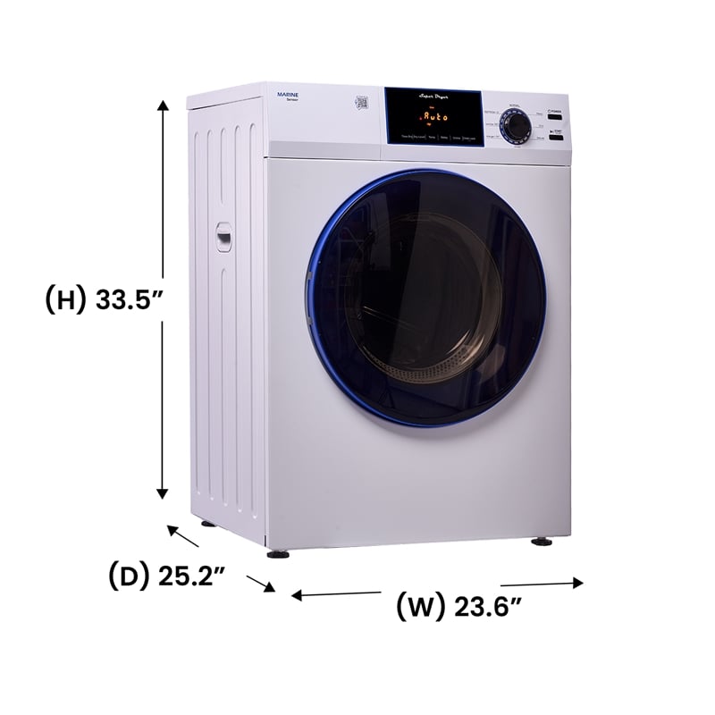 Marine Dryer ANTI CORROSION 3.1 cf/15 lbs Sanitize Sensor Dry Refresh ECO 110V