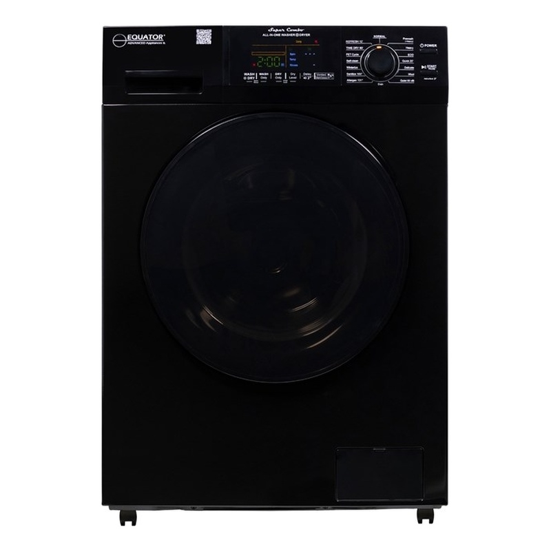 Equator All-in-One Washer Dryer VENTLESS/VENTED PET 1.62cf/15lbs+Portability Kit