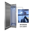 Equator Steam Dryer Closet REDUCE WRINKLES Sanitize Deodorize Refresh Slim110V