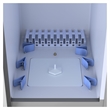 Equator Steam Dryer Closet REDUCE WRINKLES Sanitize Deodorize Refresh Slim110V