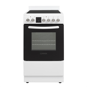 Equator 20&quot Electric Cooking Range 4 Ceramic Burner CONVECTION OVEN+AIR FRYER SS