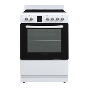 Equator 24&quot Electric Cooking Range 4 Ceramic Burner CONVECTION OVEN+AIR FRYER SS