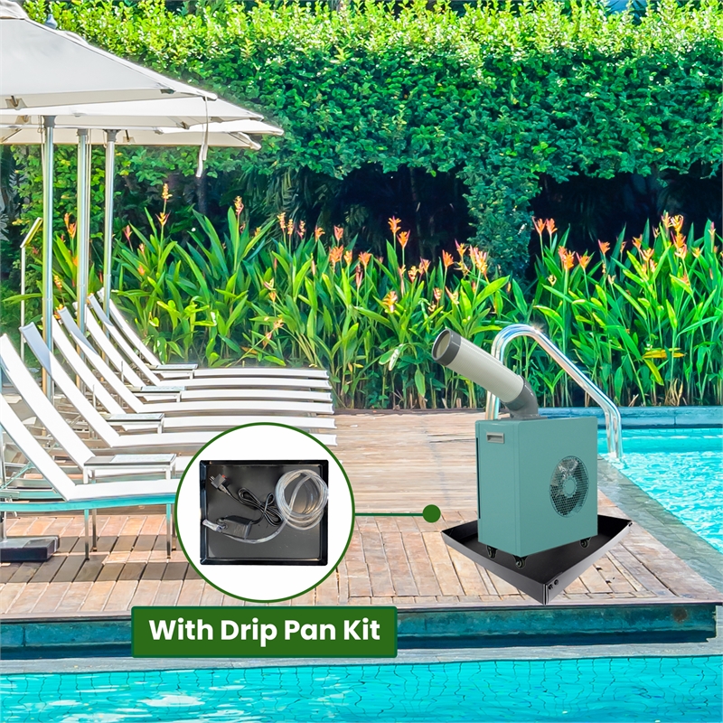 Equator 3-in-1 OUTDOOR AC+HEATER+FAN 9000 BTU 110V w/Wheels 110V + Drip Pan+Pump
