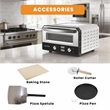 Equator 0.5 Cu.Ft. Indoor/Outdoor Pizza Oven Cooks 12-Inch Pizzas