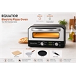 Equator 0.5 Cu.Ft. Indoor/Outdoor Pizza Oven Cooks 12-Inch Pizzas