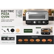 Equator 0.5 Cu.Ft. Indoor/Outdoor Pizza Oven Cooks 12-Inch Pizzas