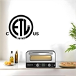 Equator 0.5 Cu.Ft. Indoor/Outdoor Pizza Oven Cooks 12-Inch Pizzas