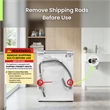 Equator Compact Washer 1.57cf/13lbs POWER WASH 15 Programs 1200rpm 110V