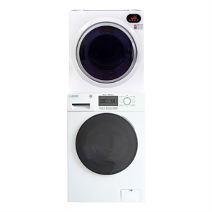 Equator COMPACT STACKABLE LAUNDRY Washer EW 822 1.57cf + Dryer ED 848 2.6cf 110V