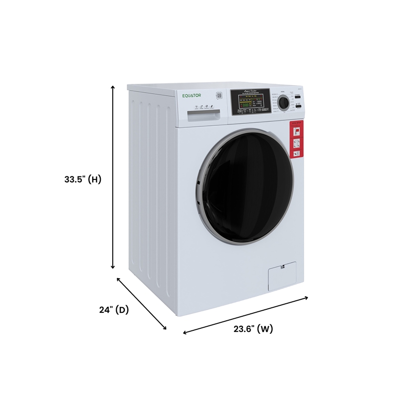 Equator Max All-in-One VENTED/VENTLESS Washer-Dryer 2.5cf/26lbs 1400RPM 110V