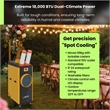 Equator 18000BTU Pro Portable AC Cool+Heat 1000sf In/Outdoor 110V