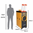 Equator 18000BTU Pro Portable AC Cool+Heat 1000sf In/Outdoor 110V