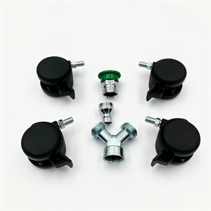 Equator Portability Kit - Casters/Y Connector/Faucet Adapter