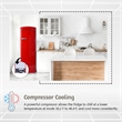 Conserv 24 in. 11 cu. ft. Classic Retro Single Door Refrigerator in Red