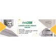 Conserv 24 in. Classic 8.3 Cu. FT. Frost Free Retro Upright Freezer in Cream